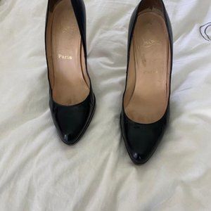 Christian Louboutin Platform Pumps Black Sz 39